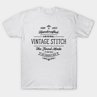 Vintage Stitch No Longer a WIP Black T-Shirt